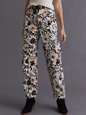 By Anthropologie Colette Cropped wide Leg pants 10